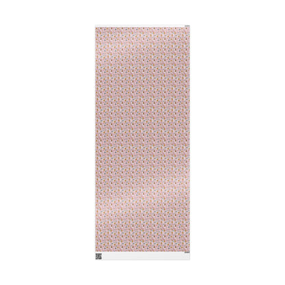 Cute Mushroom Gift Wrap Sheets | Colorful Forest Fungi Wrapping Paper for Christmas Holidays & Nature Themed Occasions