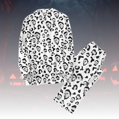 Michael Myers Pajamas Set, Halloween Horror Pajamas Women, Scary Movie Matching Pajamas, Slasher Villain Pajamas For Him, Spooky Season