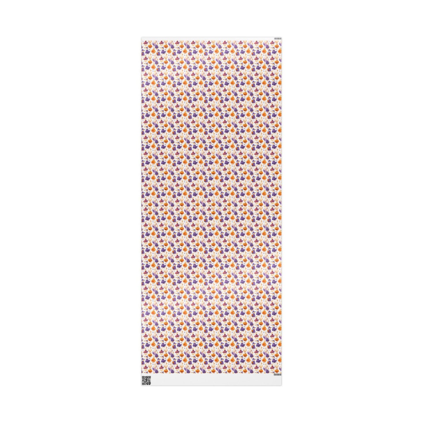 Goose and Pumpkin Halloween Wrapping Paper for October Gifts | Funny Spooky Goose Fall Farm Animal Wrap for Party Treats