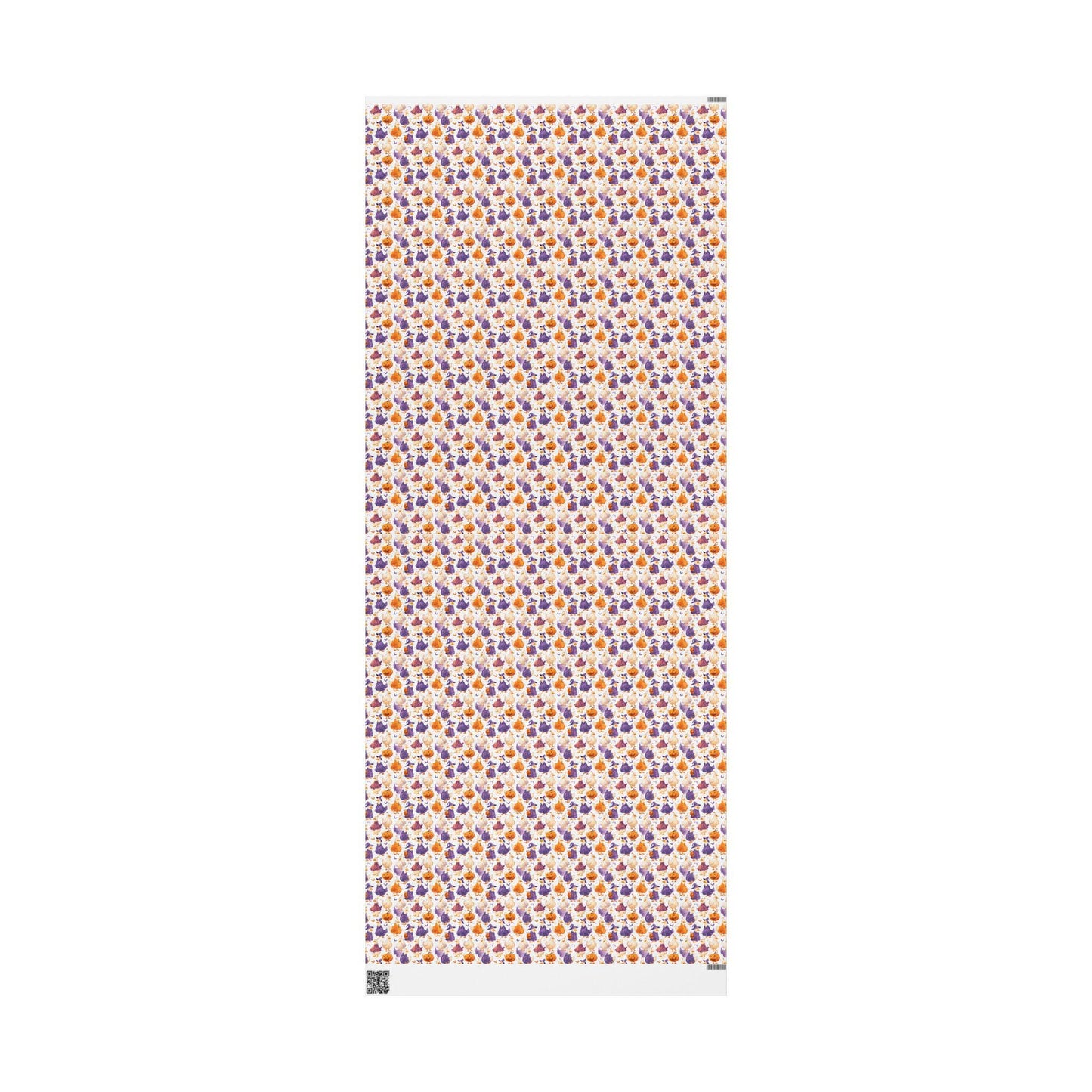 Goose and Pumpkin Halloween Wrapping Paper for October Gifts | Funny Spooky Goose Fall Farm Animal Wrap for Party Treats