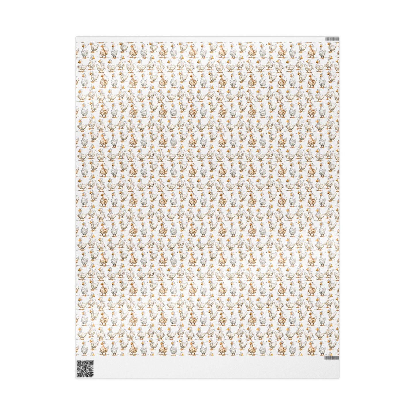 Halloween Goose Wrapping Paper for Trick-or-Treat Gifts | Cute Spooky Gift Wrap for Kids, Teachers & Party Favors