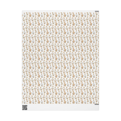 Halloween Goose Wrapping Paper for Trick-or-Treat Gifts | Cute Spooky Gift Wrap for Kids, Teachers & Party Favors