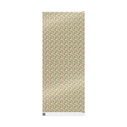 Goose Themed Birthday Wrapping Paper for Teen Girls | Cute Farmhouse Gift Wrap with Floral and Animal Designs