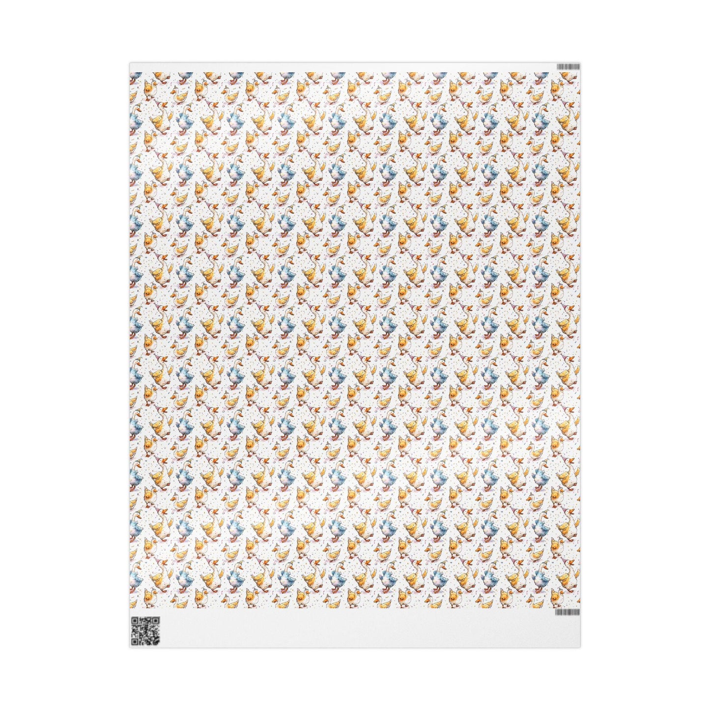 Goose Birthday Wrapping Paper for Kids Gifts | Whimsical Funny Goose Farm Animal Gift Wrap for Boys, Girls and Animal Lovers