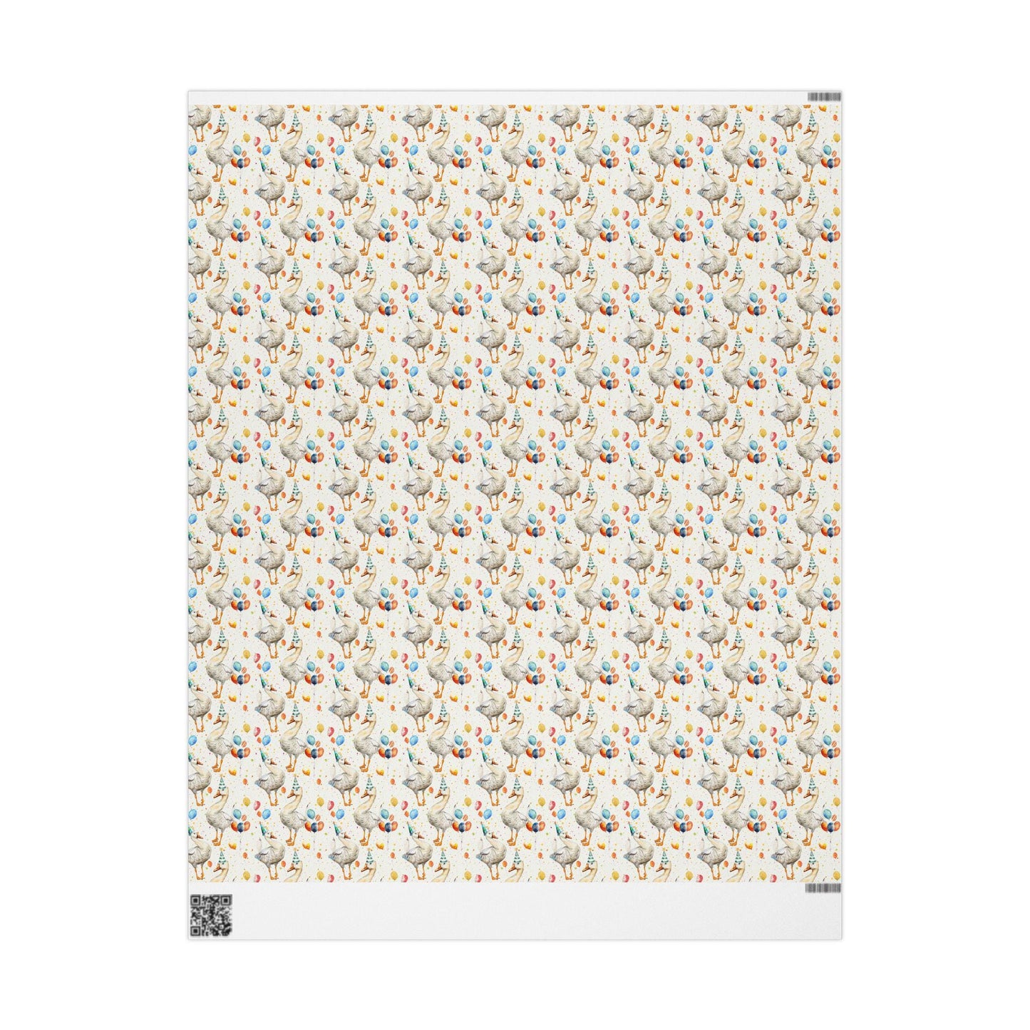 Funny Goose Wrapping Paper for Best Friends Birthday | Quirky Farm Animal Gift Wrap for Adults Who Love Nature