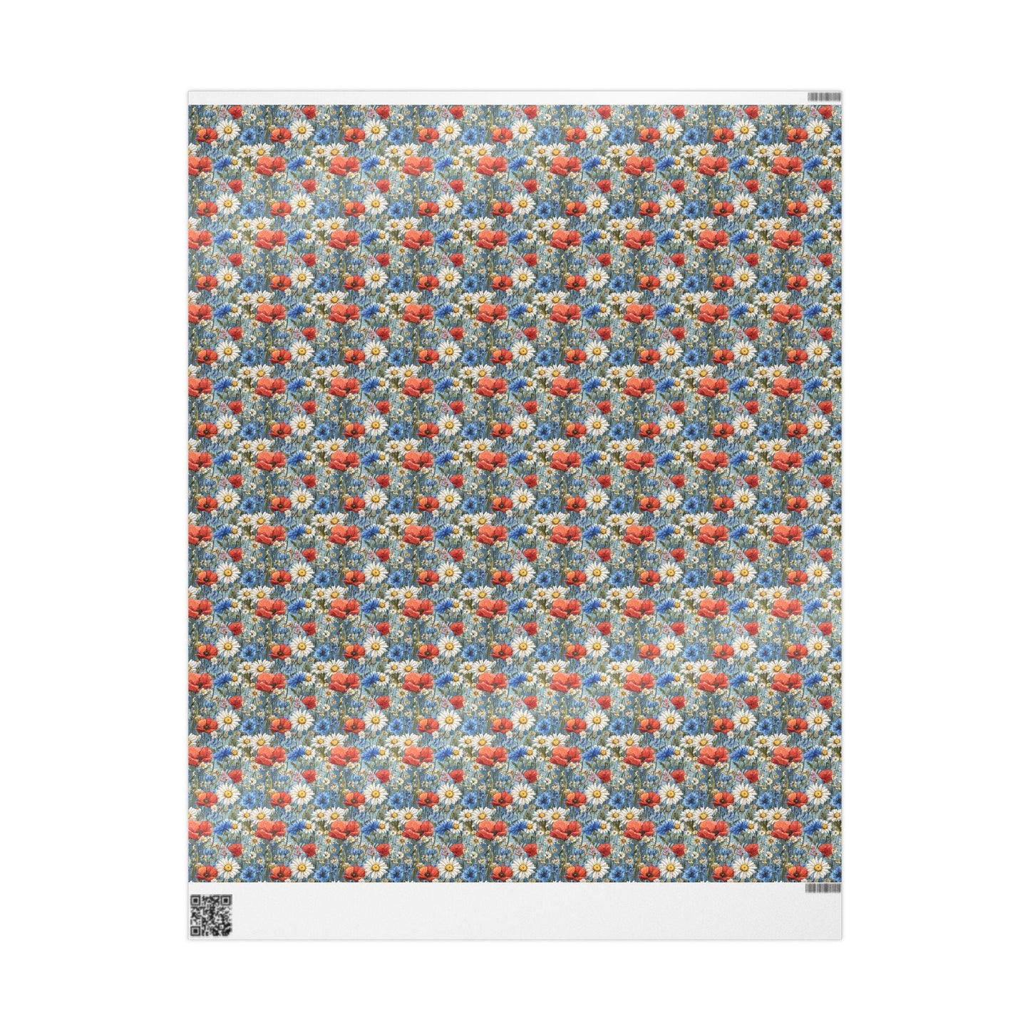 Wildflower Gift Wrap for Best Friends Birthday | Botanical Wrapping Paper for Women Who Love Nature & Plants