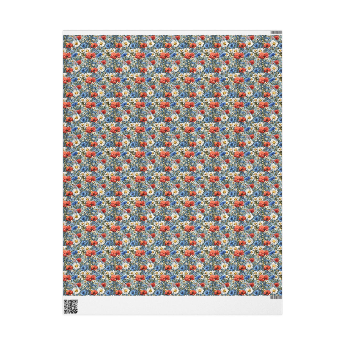 Wildflower Gift Wrap for Best Friends Birthday | Botanical Wrapping Paper for Women Who Love Nature & Plants
