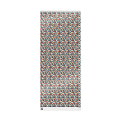 Wildflower Gift Wrap for Best Friends Birthday | Botanical Wrapping Paper for Women Who Love Nature & Plants