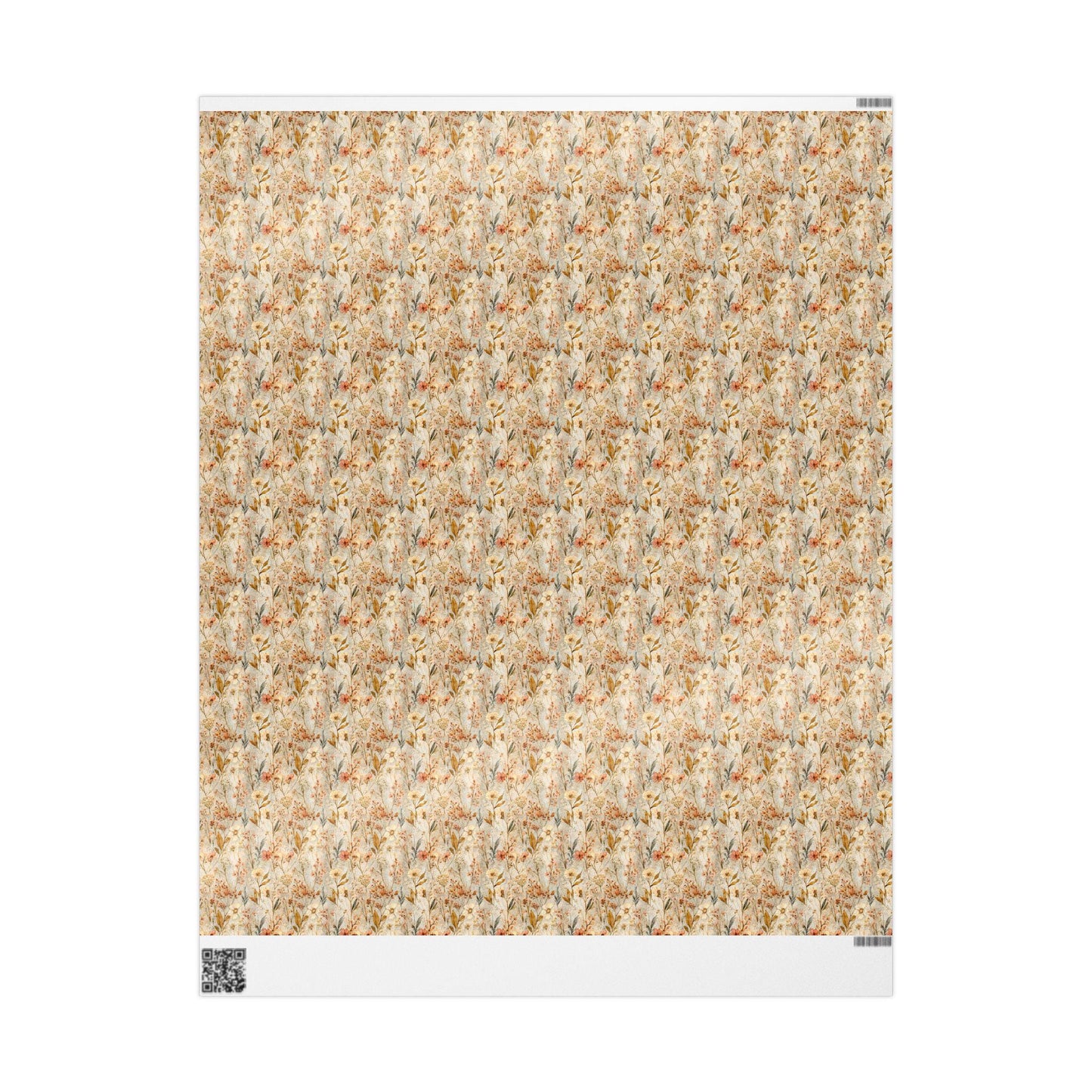 Vintage Wildflower Wrapping Paper for Aunt Birthday | Classic Botanical Gift Wrap for Elegant Present Packaging