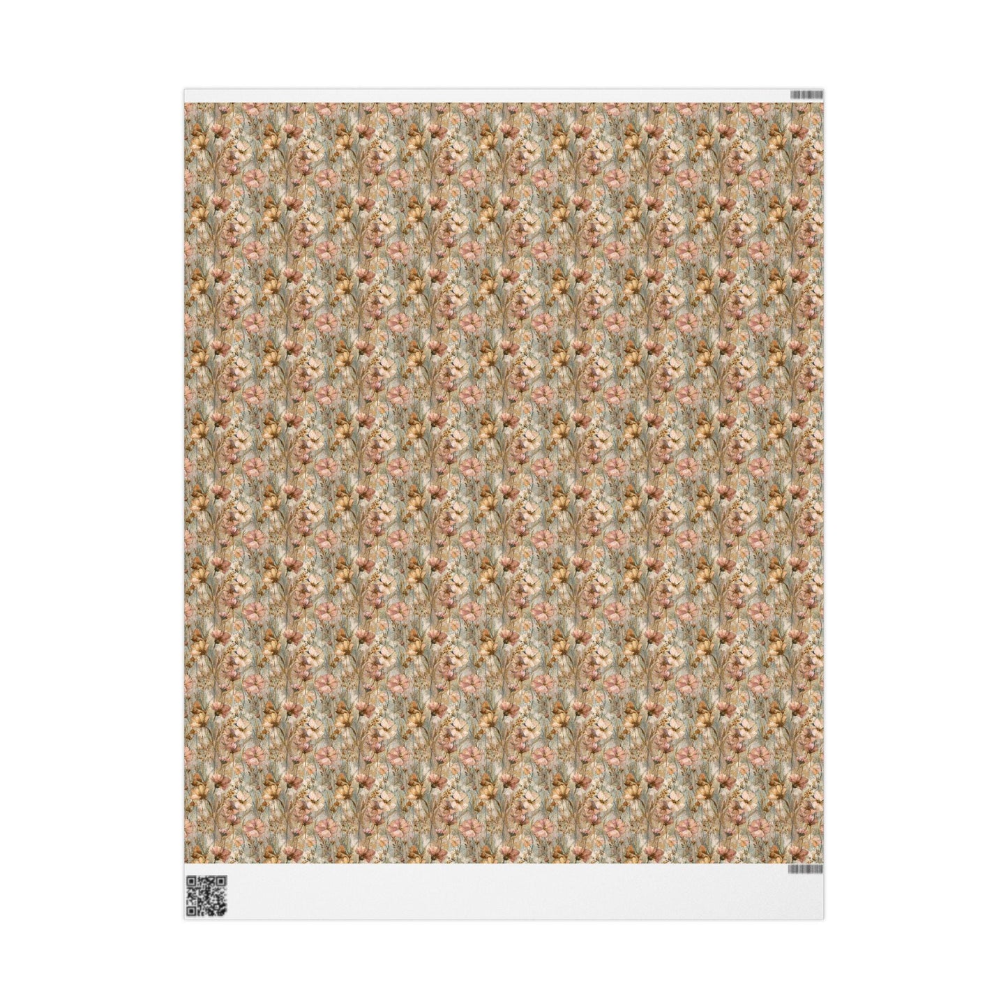 Wildflower Wrapping Paper for Garden Party Favors | Pastel Floral Wrap for Guests | Tea Party or Spring Birthday