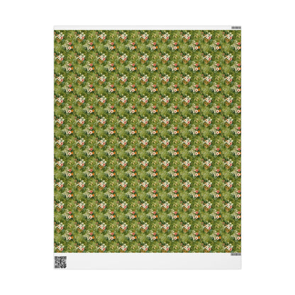 Wildflower Gift Wrap for Best Friends Birthday | Botanical Wrapping Paper for Women Who Love Nature & Plants Baby Shower  gift wrap