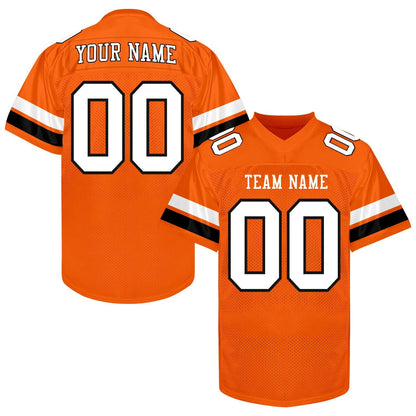 Personalized Purple and Gold Football Jersey Printed Name Number Logo, Custom Football Shirt Men Women Youth Kid, Practice Football Uniforms