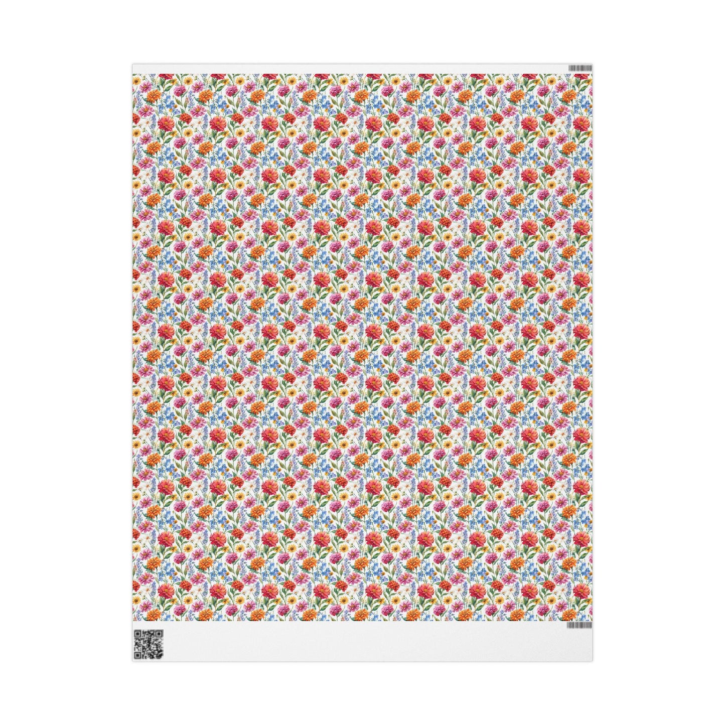 Rustic Wildflower Gift Wrap for Bridesmaid Proposal | Boho Wedding Party Wrapping Paper for Nature Inspired Gifts