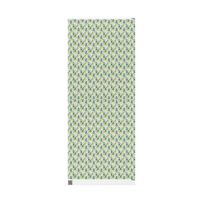 Soft Wildflower Wrapping Paper for Bridal Shower Gifts | Romantic Garden Gift Wrap for Brides and Bridesmaids
