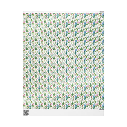 Wildflower Wrapping Paper for Eco Friendly Gifts | Floral Recyclable Gift Wrap for Nature Lovers & Earth Day Gifting
