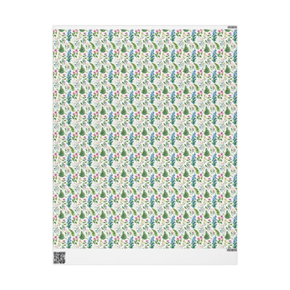 Wildflower Wrapping Paper for Eco Friendly Gifts | Floral Recyclable Gift Wrap for Nature Lovers & Earth Day Gifting