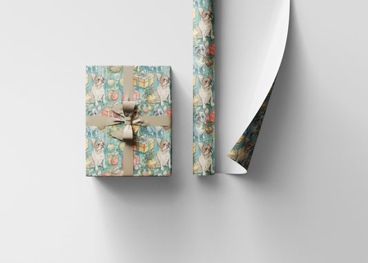 Frenchie Wrapping Paper Roll, Gift Wrap for Dog Lovers, French Bulldog Moms and Dads, Perfect for Birthdays and Holidays #5