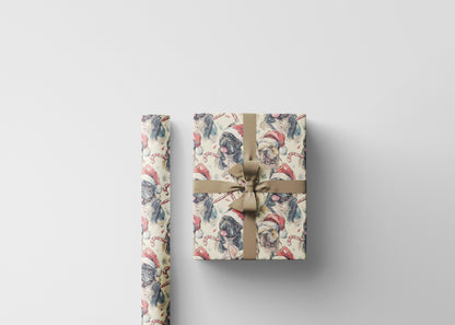 Funny Frenchie Wrapping Paper Roll, Gift Wrap for French Bulldog Owner, Pet Parent, Dog Mom or Dad Holiday Present Wrap #8