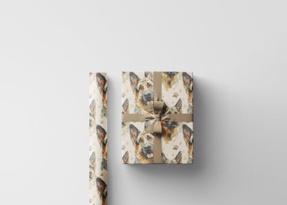 German Shepherd Wrapping Paper Roll, GSD Gift Wrap for Dog Owners, Animal Lovers, Pet Parents, or Working Dog Handlers Gifts #12