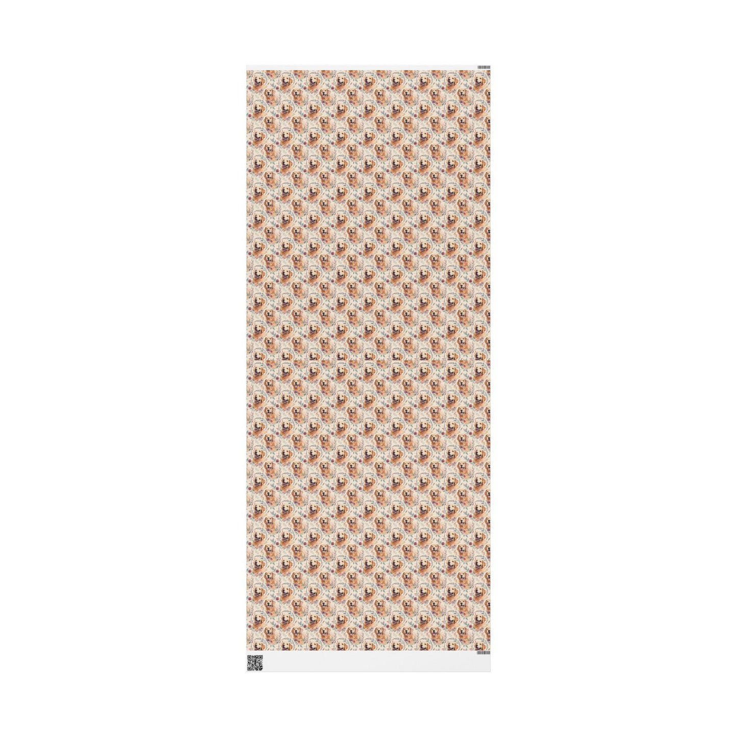 Golden Retriever Gift Wrap Roll with Dog Illustration, Wrapping Paper for Pet Owners, Animal Fans, Birthdays, or Dog Events #7