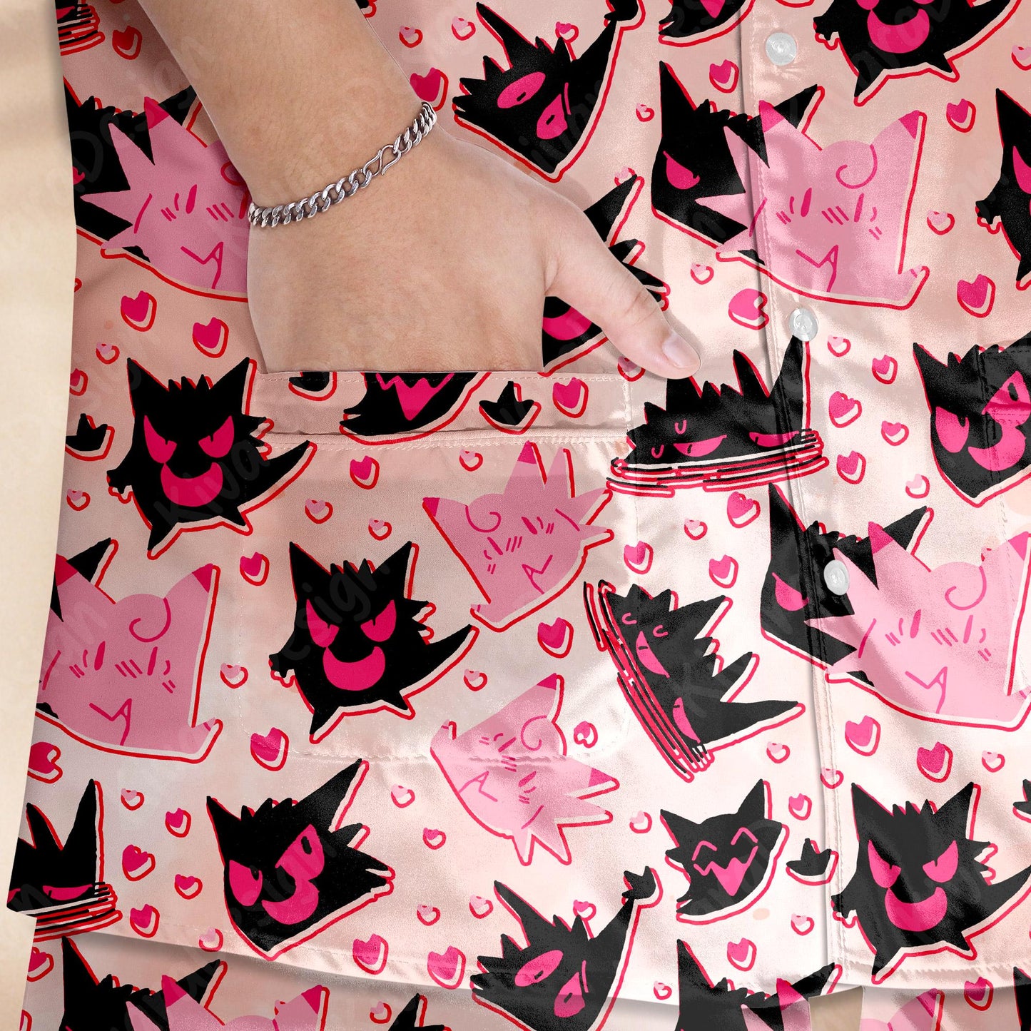 Ghost Love Funny Pajamas Set Cute Loungewear Pajamas Comfort for Fans