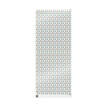 Cute Christmas Schnauzer Wrapping Paper Roll, Dog Gift Wrap for Schnauzer-Themed Parties, Pet Holidays, and Birthday Gifts #6