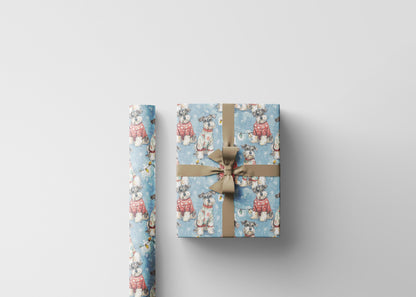 Schnauzer Holiday Wrapping Paper Roll, Festive Gift Wrap for Dog Moms, Dads, and Pet Owners Who Love Their Pup #5