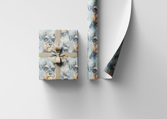 Schnauzer Wrapping Paper Roll, Gift Wrap for Dog Moms and Dads Who Adore Their Pup, Great for Christmas or Birthday Gifts #20