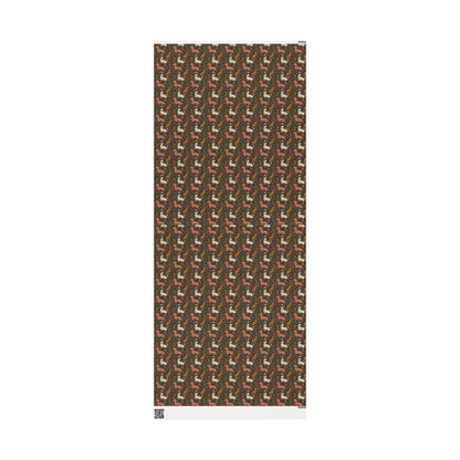 Cute Dachshund floral wrapping paper for Dog Lovers | Weiner Dog gift wrap for Doxie Mama, Dachshund Mom or Sausage Dog Fan