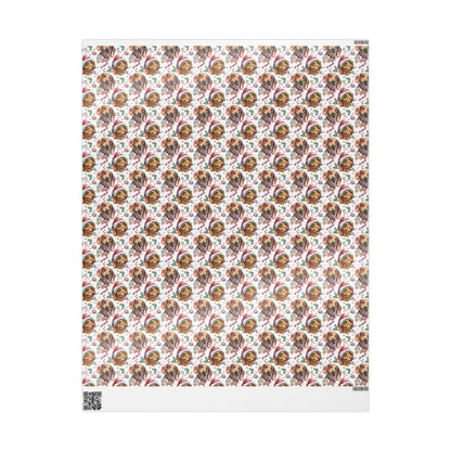 Christmas Dachshund wrapping paper for Dog Lovers | Weiner Dog gift wrap for Doxie Mama, Dachshund Mom or Sausage Dog Fan