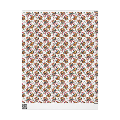 Christmas Dachshund wrapping paper for Dog Lovers | Weiner Dog gift wrap for Doxie Mama, Dachshund Mom or Sausage Dog Fan