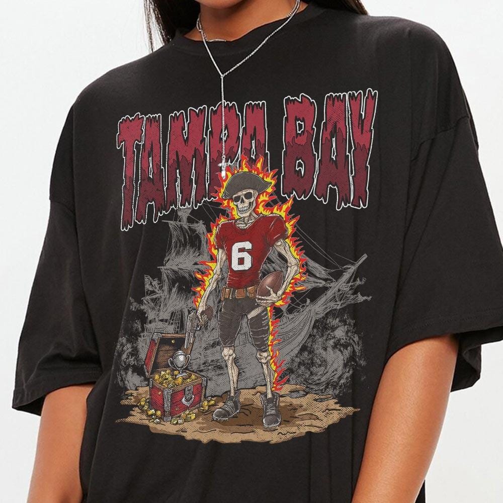Tampa Bay Football Skull Vintage Shirt