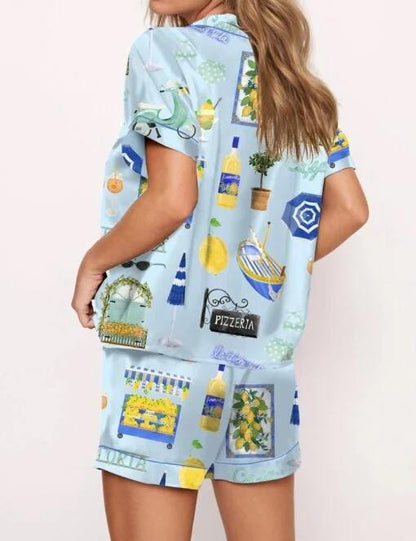 Italy Vacation Pajama Set  Pajamas Set