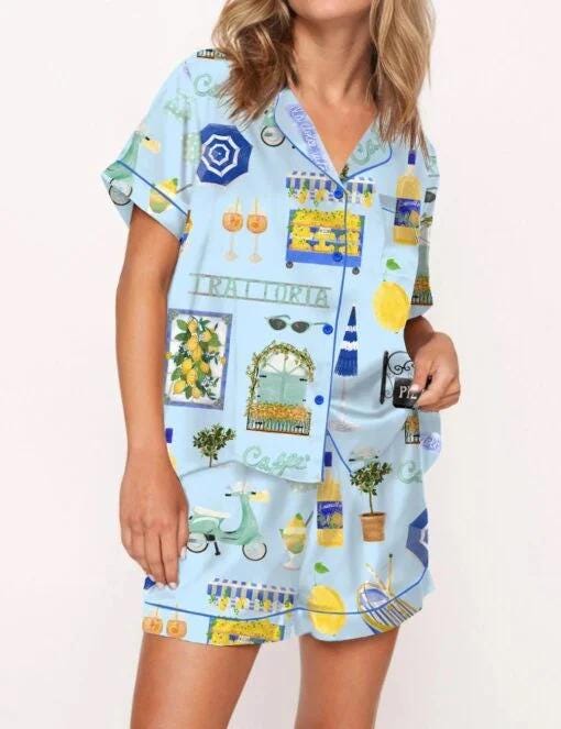 Italy Vacation Pajama Set  Pajamas Set