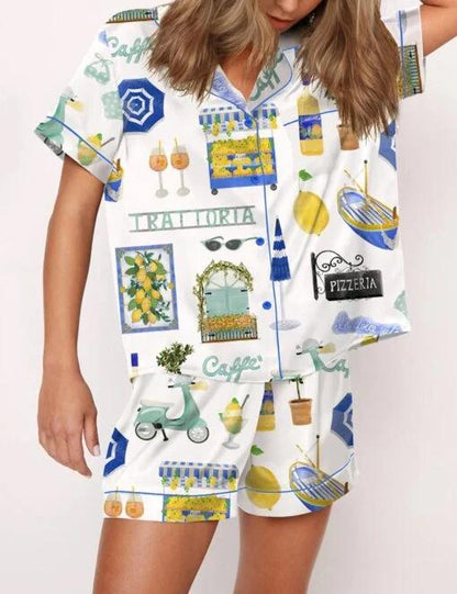 Italy Vacation Pajama Set  Pajamas Set