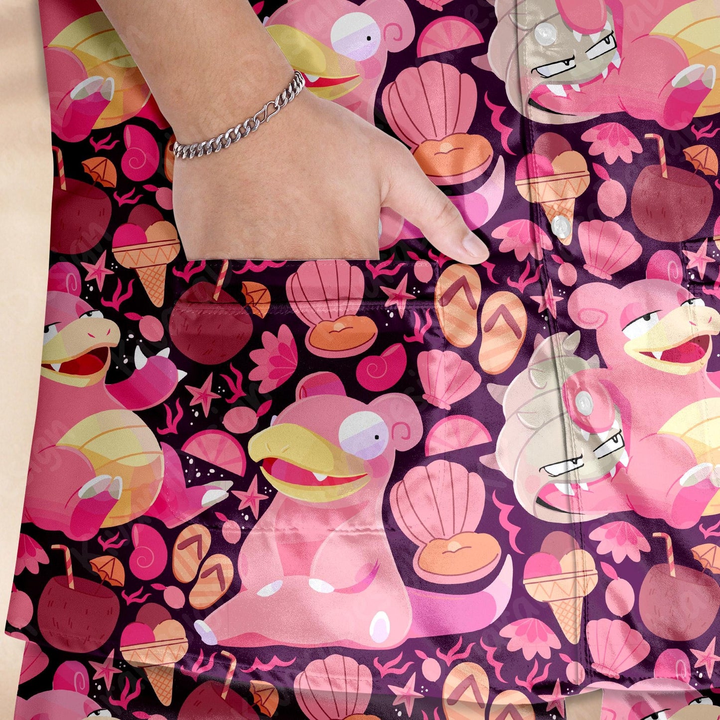 Slowpoke Pajama Set, Cute Anime Comfortable Kawaii Loungewear Gift for Anime Fans