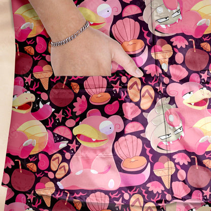 Slowpoke Pajama Set, Cute Anime Comfortable Kawaii Loungewear Gift for Anime Fans