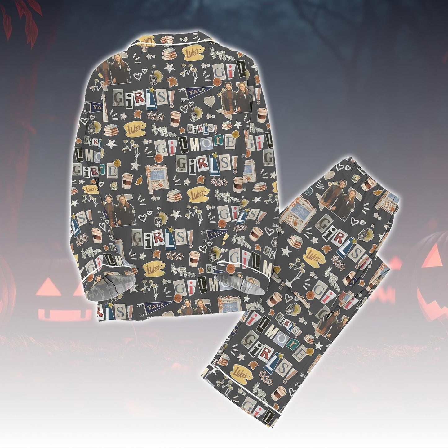 Star Hollow Pajamas Set, Dragonfly Inn Pajamas Party, Stars Hollow Pajamas Family, Pajamas For Her, Girls Tv Series Pajamas