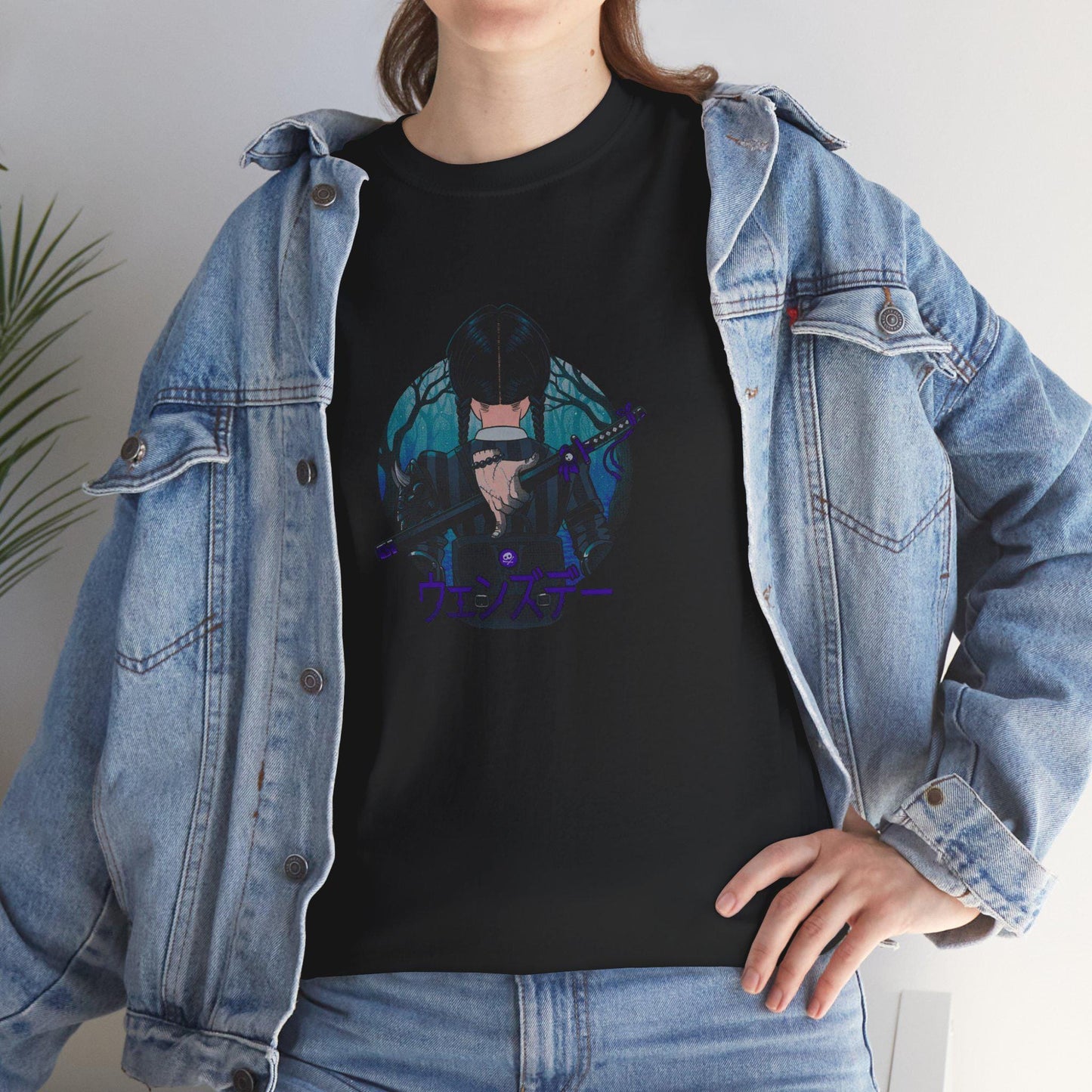 Wednesday Adam Unisex Tee, Gothic Halloween Shirt, Alternative Fashion Top, Spooky T-shirt, Dark Aesthetic Clothing, Creepy Graphic Tee