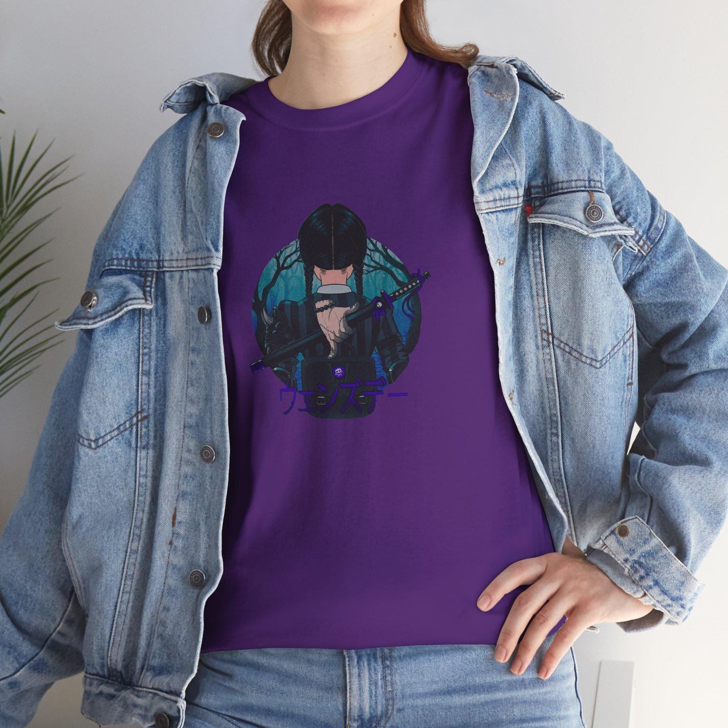 Wednesday Adam Unisex Tee, Gothic Halloween Shirt, Alternative Fashion Top, Spooky T-shirt, Dark Aesthetic Clothing, Creepy Graphic Tee