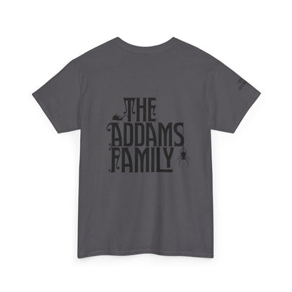 Wednesday Addams Graphic Print T-Shirt - Addams Family Halloween Shirt - Boys? Homicide Shoulder Print - Kids & Adults Unisex Tee
