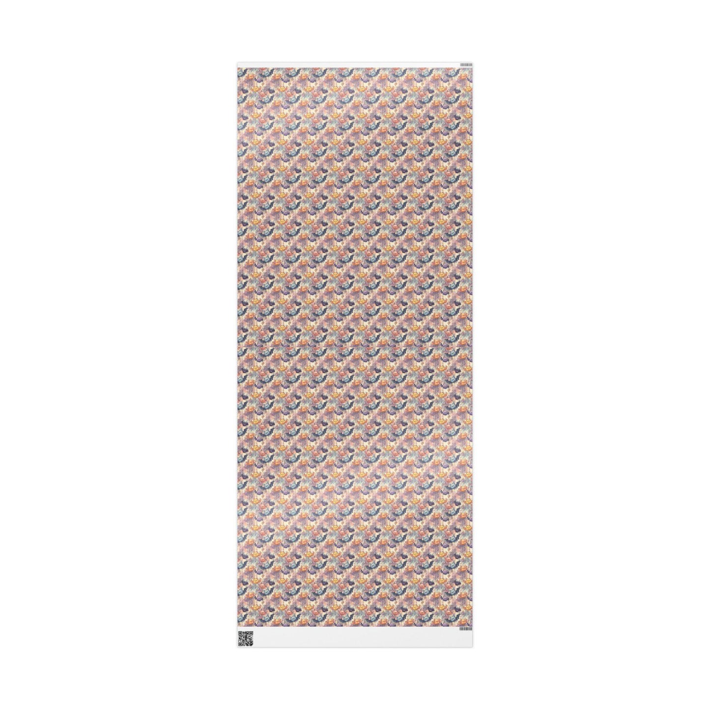 Witchy Bat Baby Shower Wrapping Paper, Creepy Cute Pastel Goth Gift Wrap for Halloween and Alternative Birthdays #13