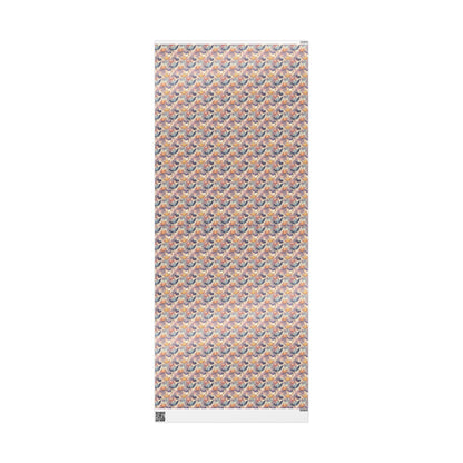 Witchy Bat Baby Shower Wrapping Paper, Creepy Cute Pastel Goth Gift Wrap for Halloween and Alternative Birthdays #13