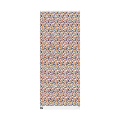 Witchy Bat Baby Shower Wrapping Paper, Creepy Cute Pastel Goth Gift Wrap for Halloween and Alternative Birthdays #13