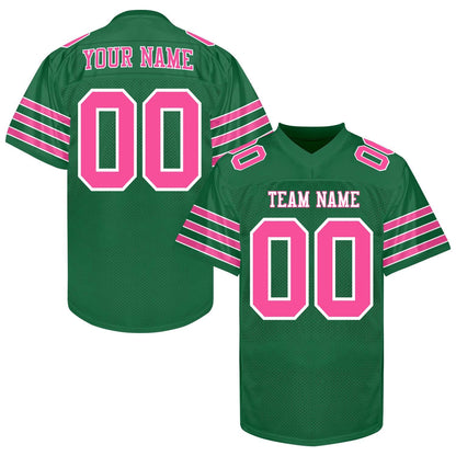 Custom White Football Jersey Men Women Youth Kid, White Black Gold Football Shirts Sports Uniform Name Number Logo Uniform Fan Gift Outfit