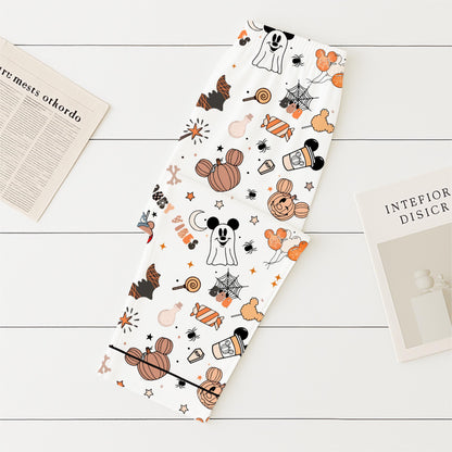 Halloween Pumpkin Mouse Ghost Pajamas Set,  WDW Cartoon Sleepwear, Halloween Mk Mouse Homewear, WDW Cartoon Fan Gift, Spooky Season Gift