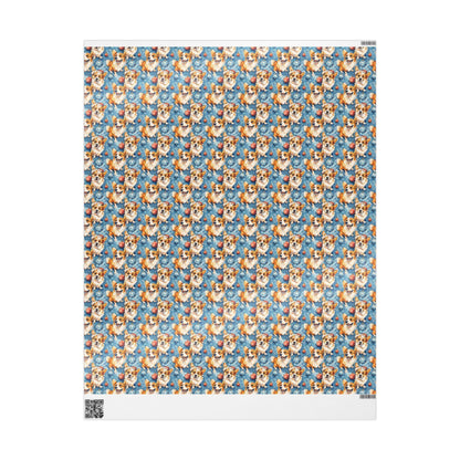 Corgi Present Wrap for Pet Lovers | Cute Dog Wrapping Paper for Dog Moms, Puppy Party, or Corgi Birthday Gifts #6