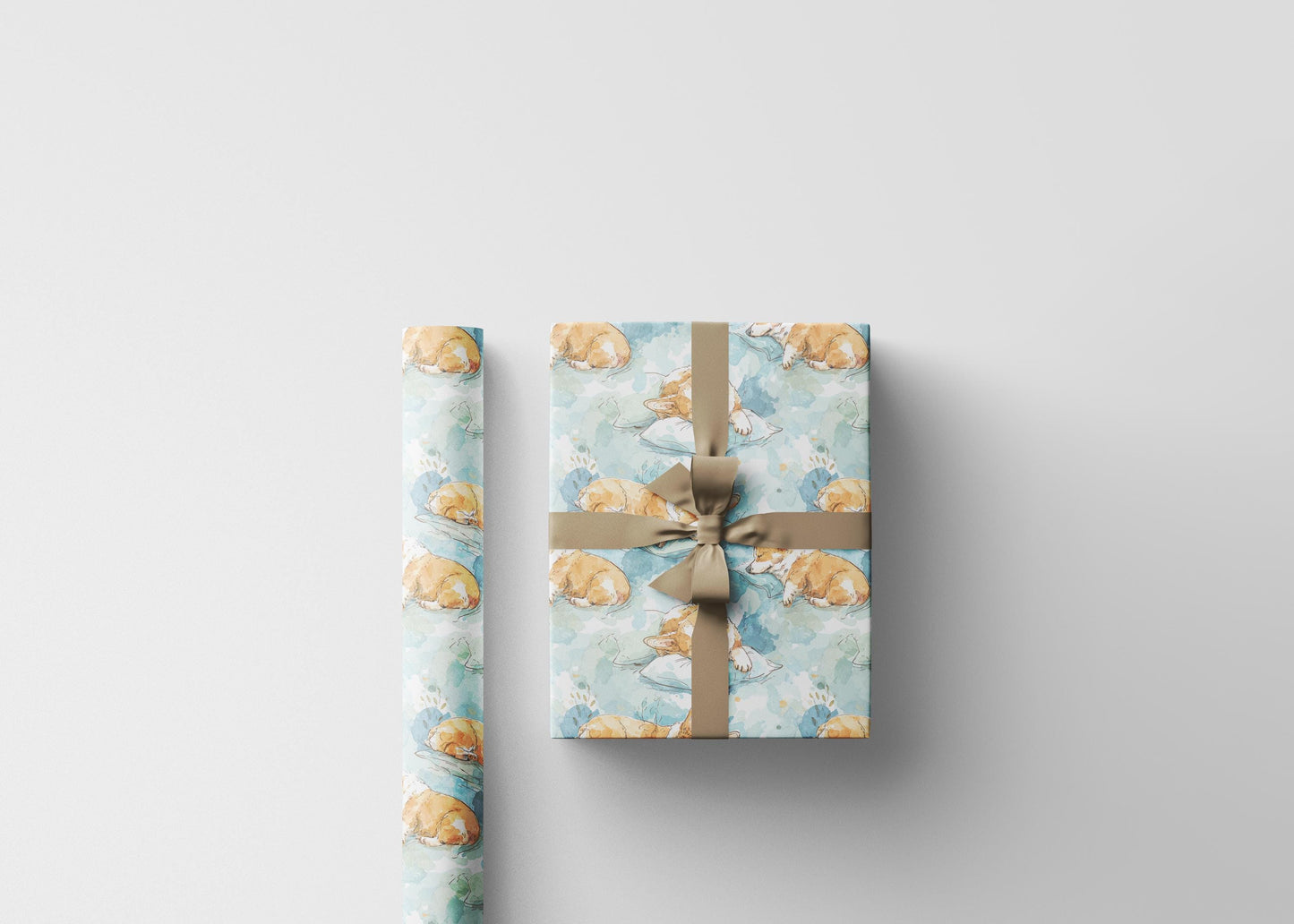 Cute Dog Mom Wrapping Paper Featuring Corgis | Pet Lover Gift Wrap for Corgi Owners and Animal Fans #9