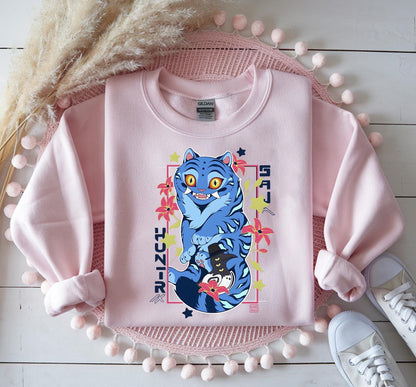 Kpop Demon Hunters Tiger Shirt, Derpy the Tiger And Bird Demon Hunter Tiger Shirt, Hunters Tiger Fan, Animal Shirt, Kpop Movie Fan Gift