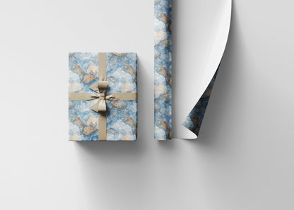 Flying Bat Halloween Wrapping Paper Roll, Creepy Gothic Gift Wrap for October Celebrations and Haunted Gift Giving #6